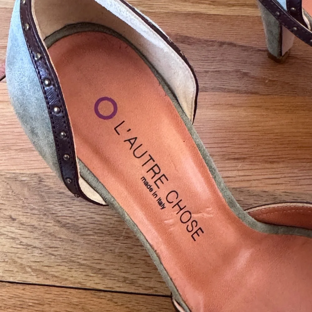 L'auture‎ Chose women's suede gray heels Size 36